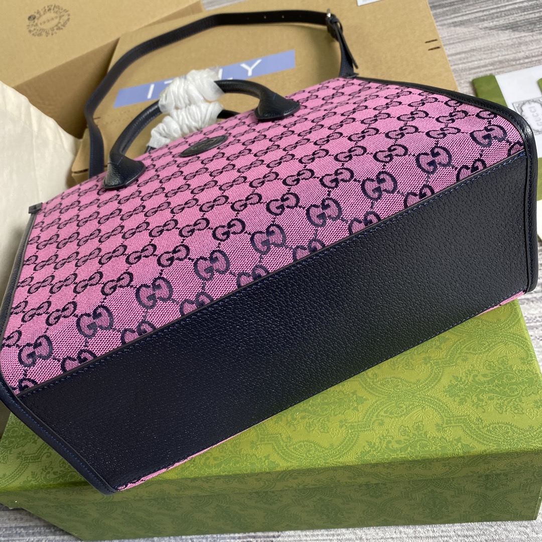 Gucci GG Small Tote Bag Shoulder Bag 659983 Purple